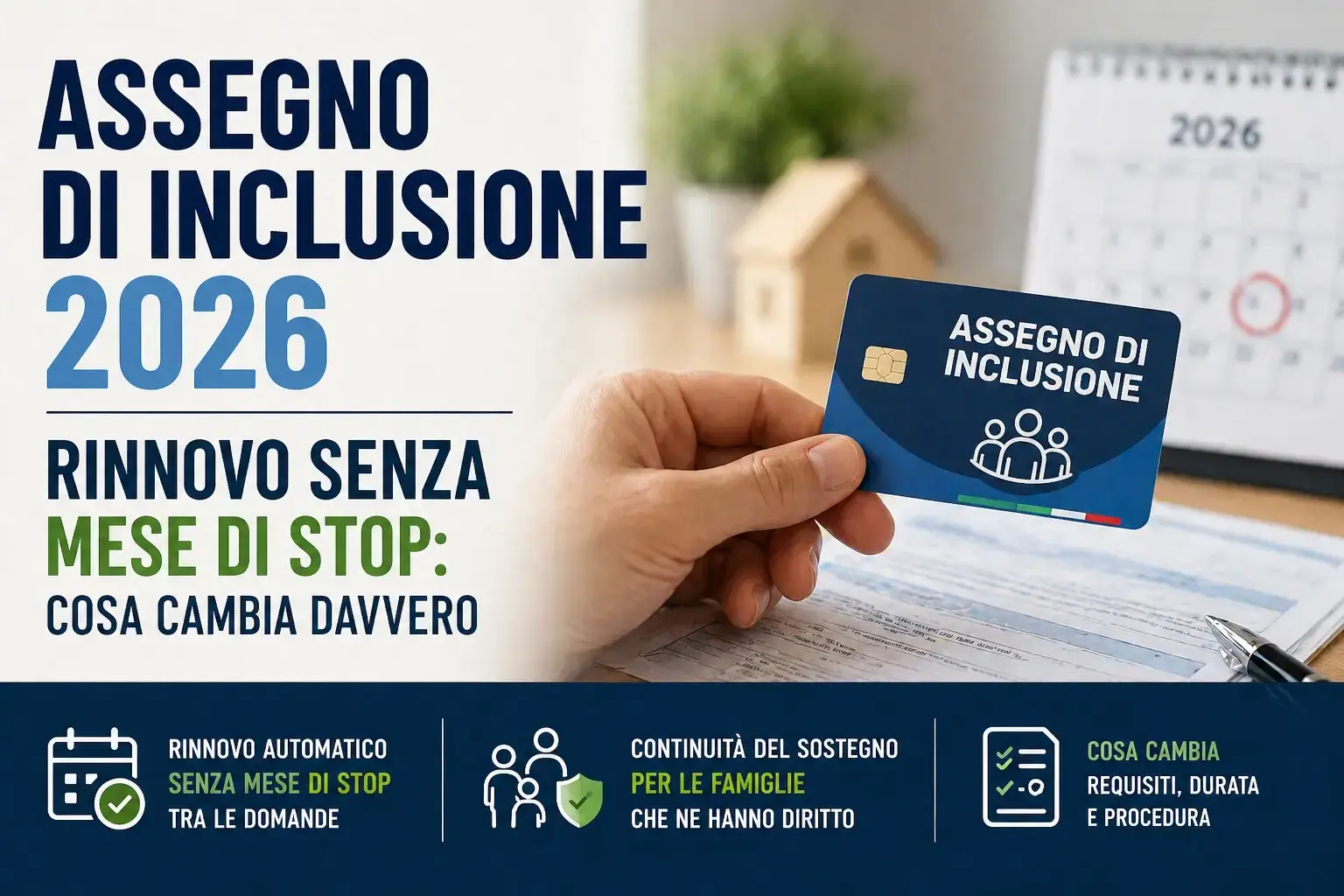 Assegno di Inclusione 2026: rinnovo senza mese di stop