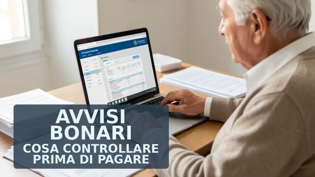 Avvisi bonari Agenzia Entrate 2026: dove controllarli e cosa fare prima di pagare