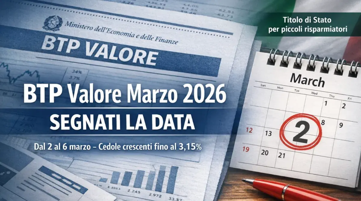 BTP Valore marzo 2026: cedole, tassazione e come acquistarlo