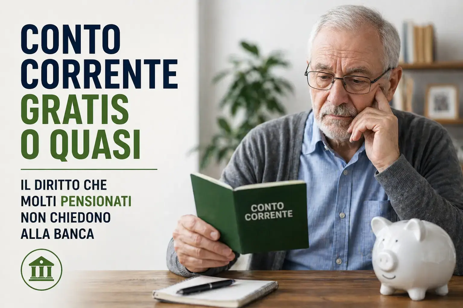 Conto di base 2026: gratis per pensionati con ISEE basso
