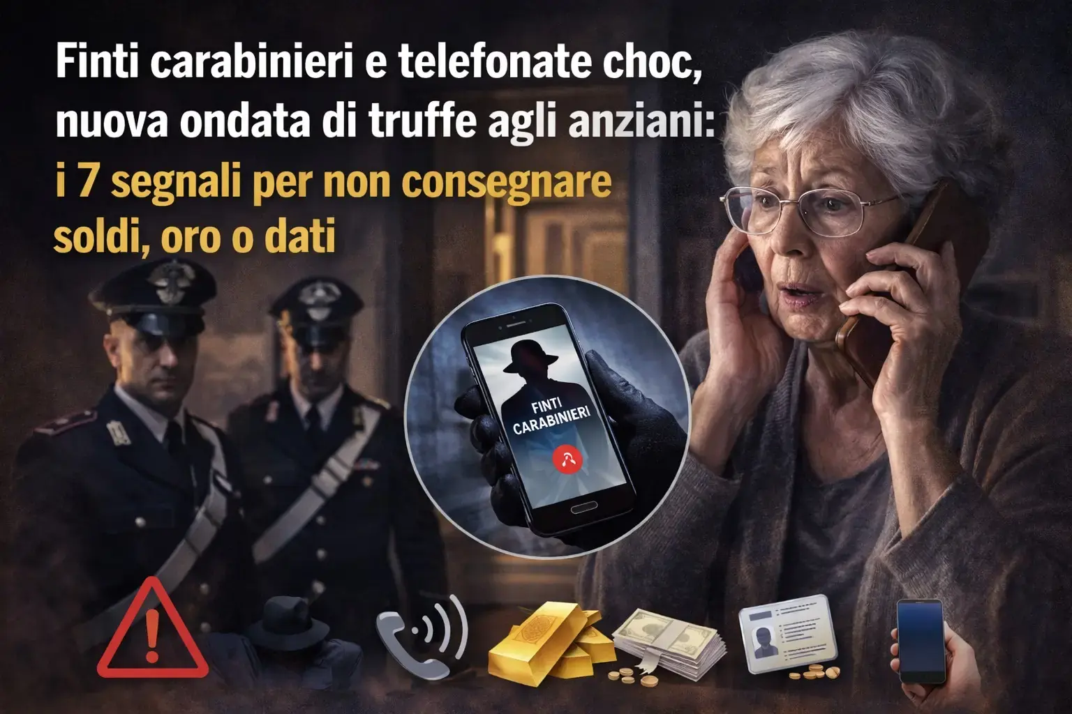 Finti carabinieri 2026: 7 segnali per fermare la truffa