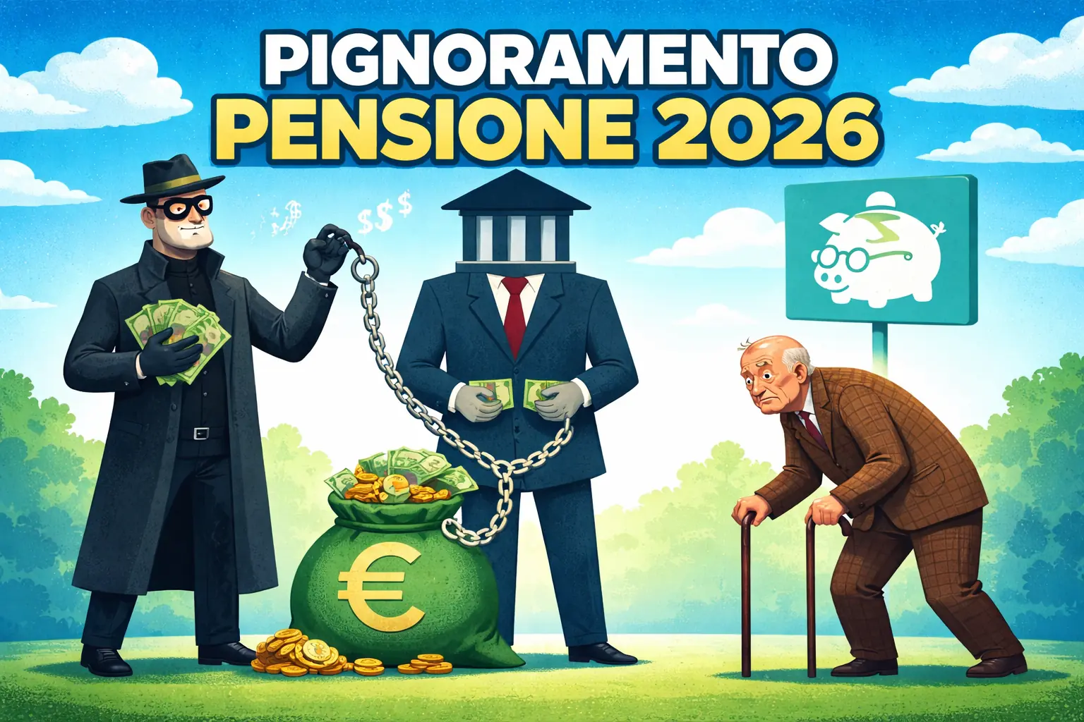 Pignoramento pensione 2026: quanto ti possono togliere
