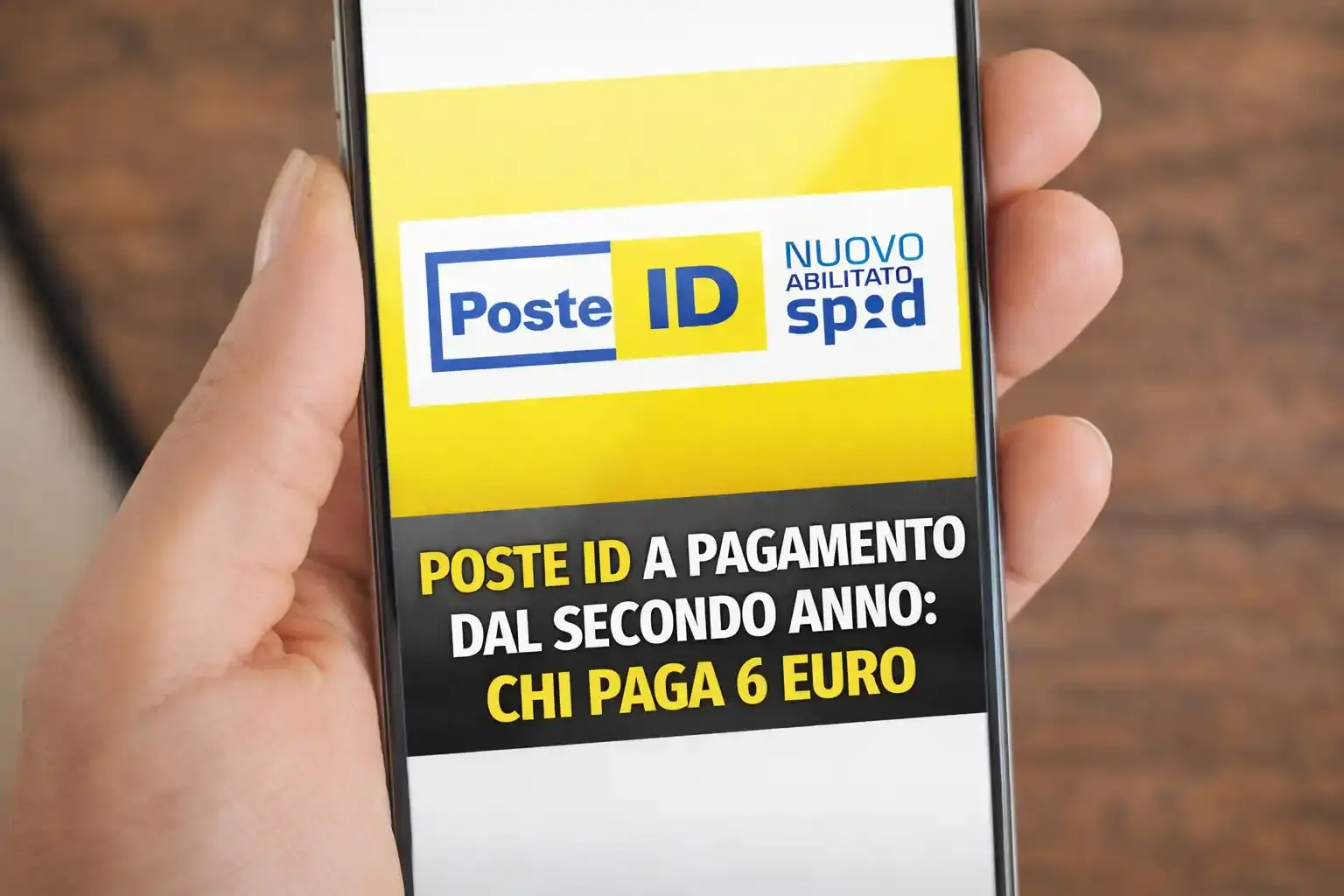 PosteID 2026: chi paga 6 euro l'anno e chi e' esente